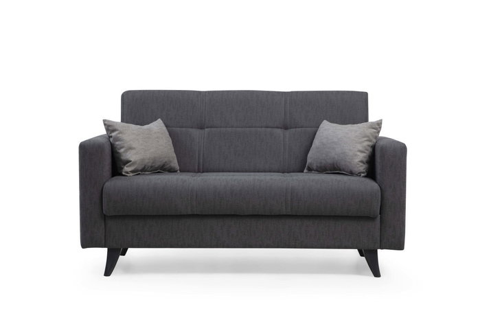 Atelier Del Sofa Polya - Sofá cama de 2 plazas Gris oscuro Atelier Del Sofa Polya - Sofá cama de 2 plazas Gris oscuro